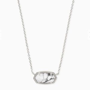 Kendra Scott Elisa Silver Pendant Necklace
